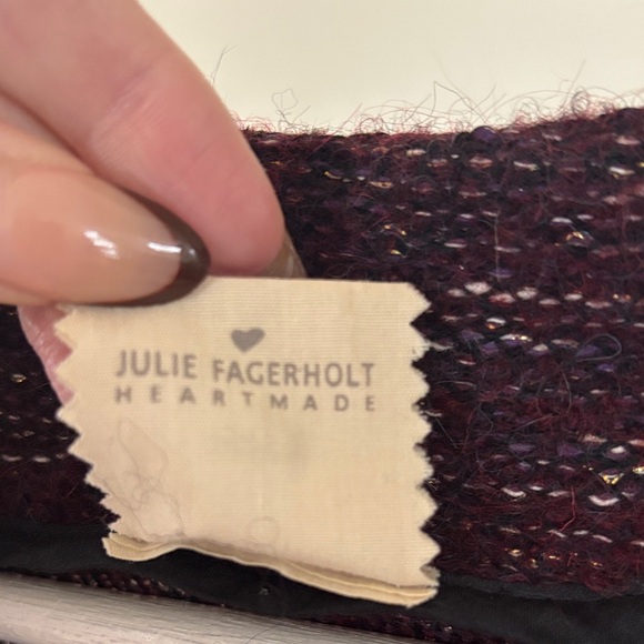 Chic Dark Purple Women's Cape - Picture 2 of 3